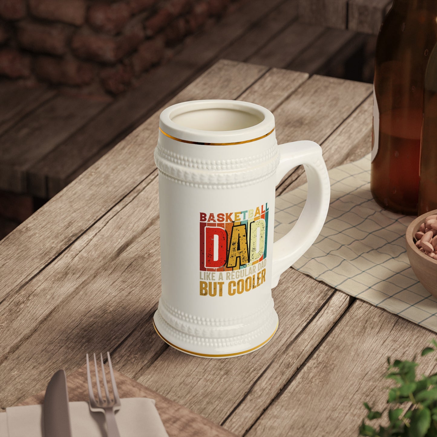 Basketball Dad Beer Stein Mug