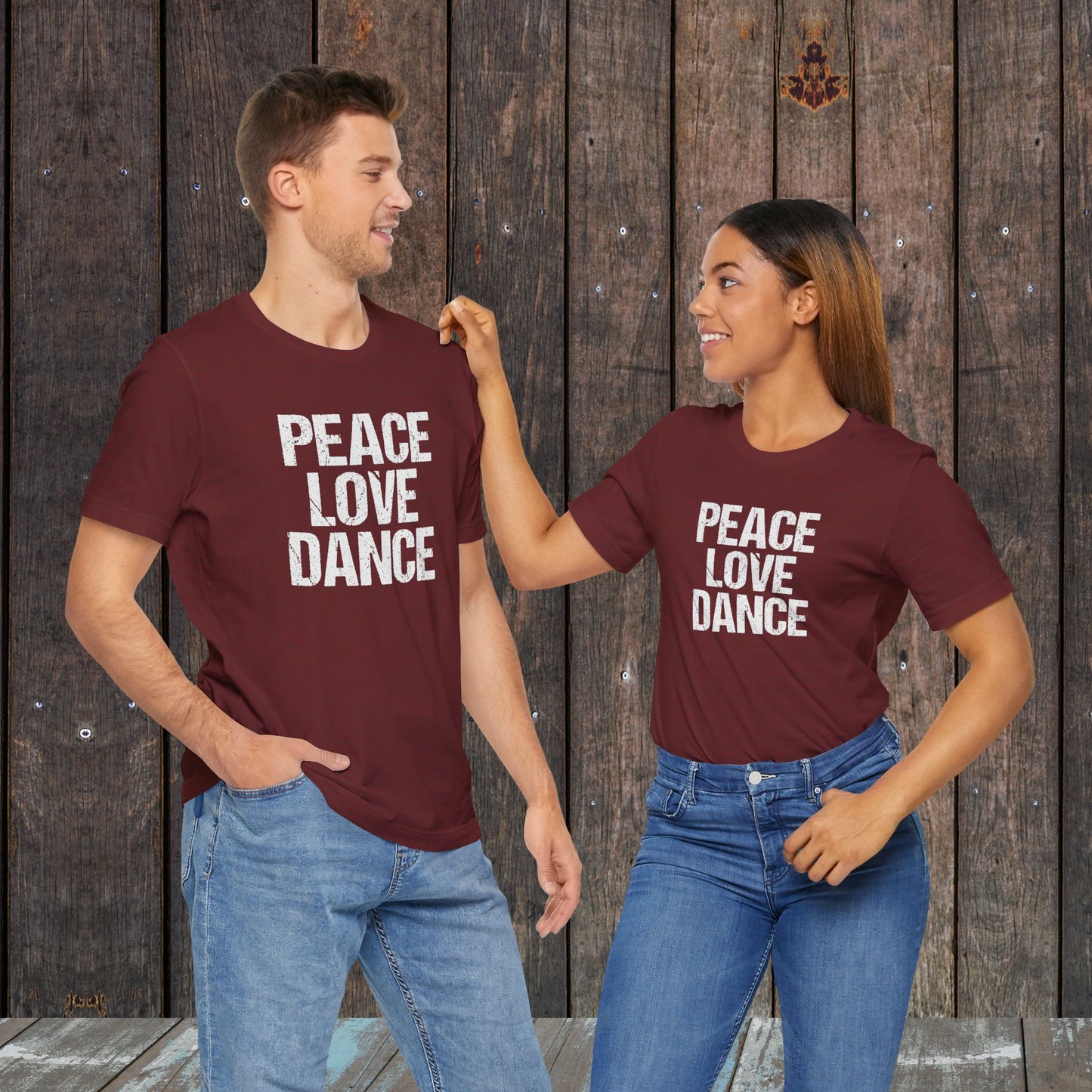 Peace Love Dance Matching Shirts