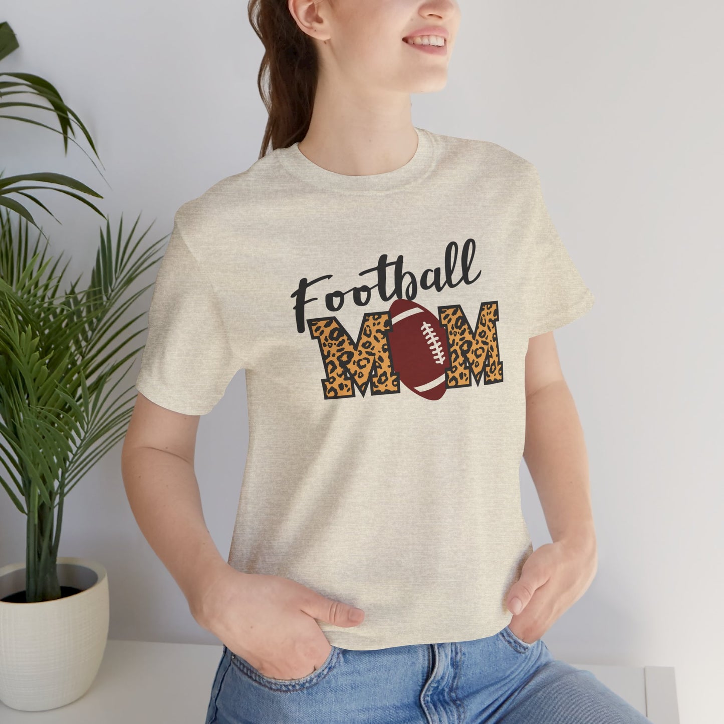 Football Mom simple T-shirt