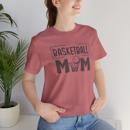 Basketball Mom Shirt simple with hoops