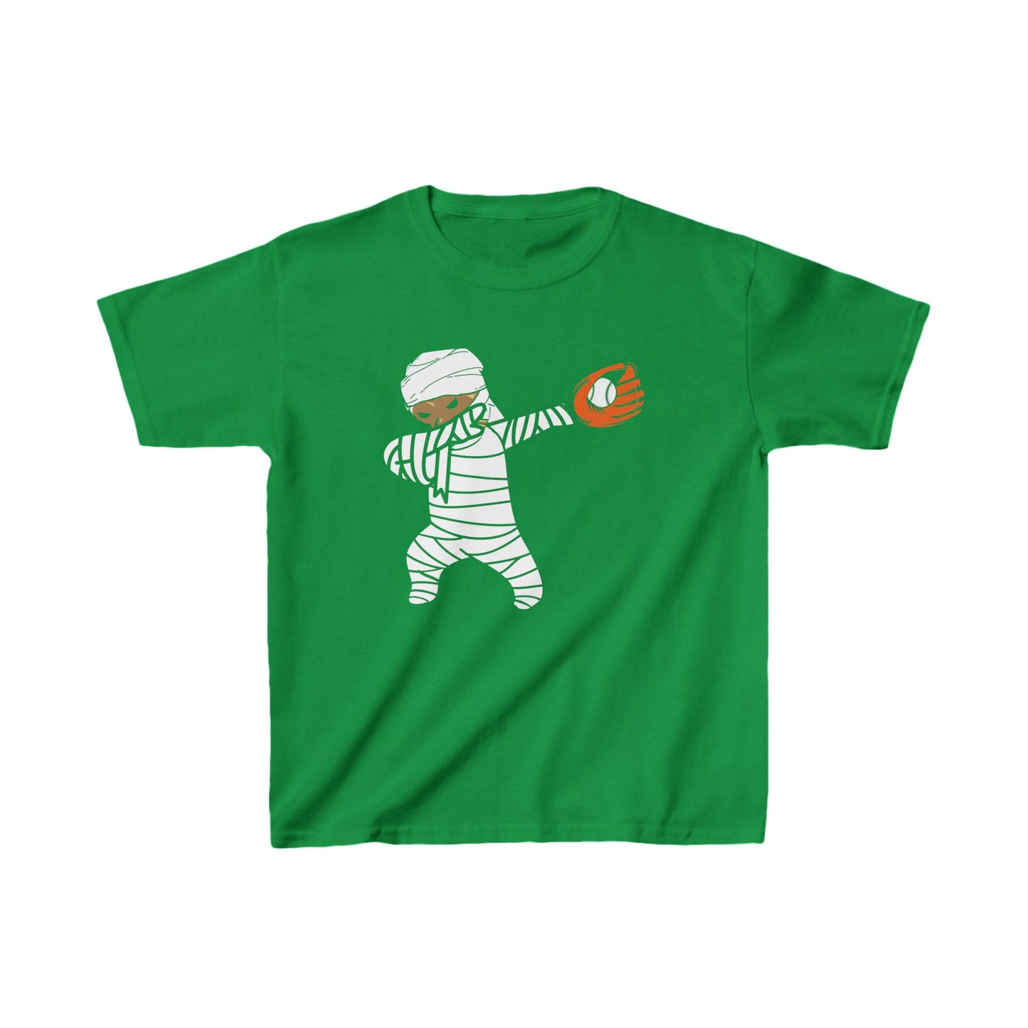 Baseball Dabbing Mummy Halloween Kids Tee