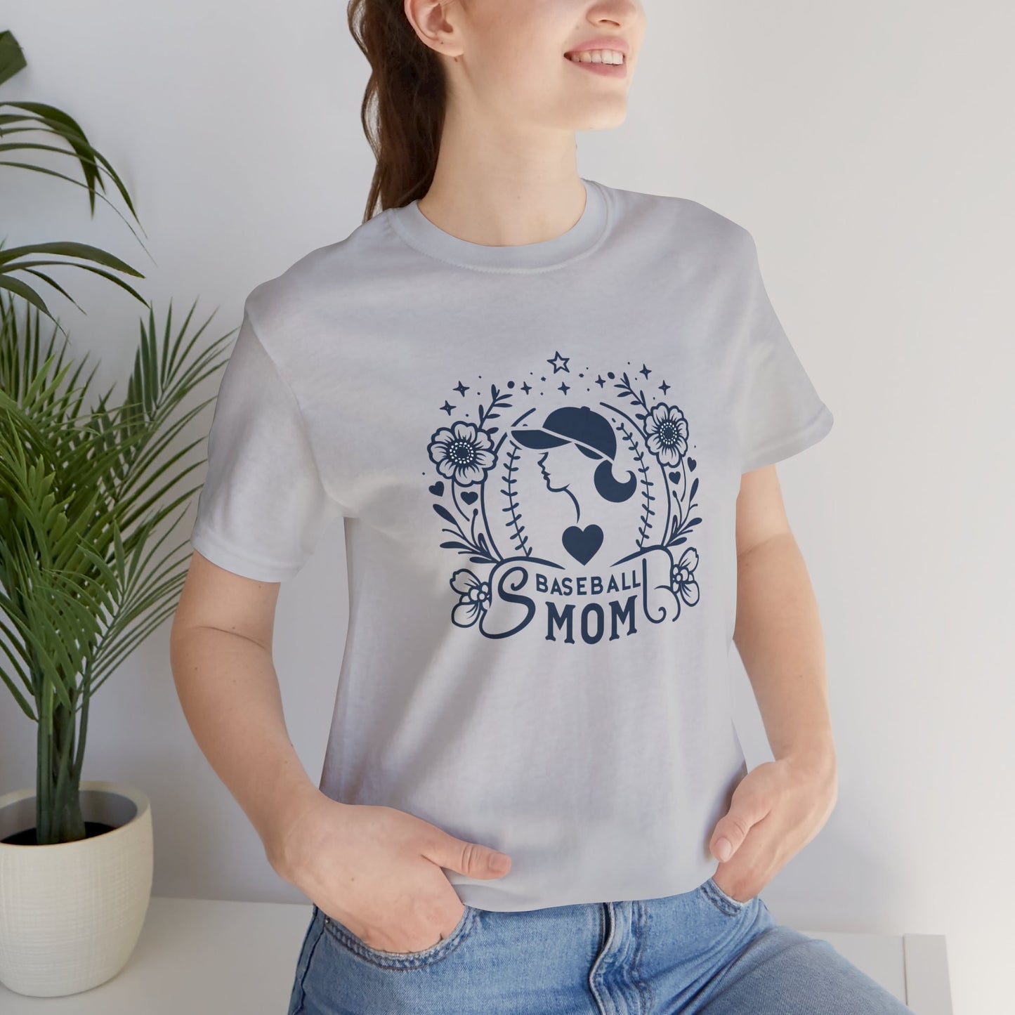 Baseball Mom Unisex Jersey Short Sleeve Tee