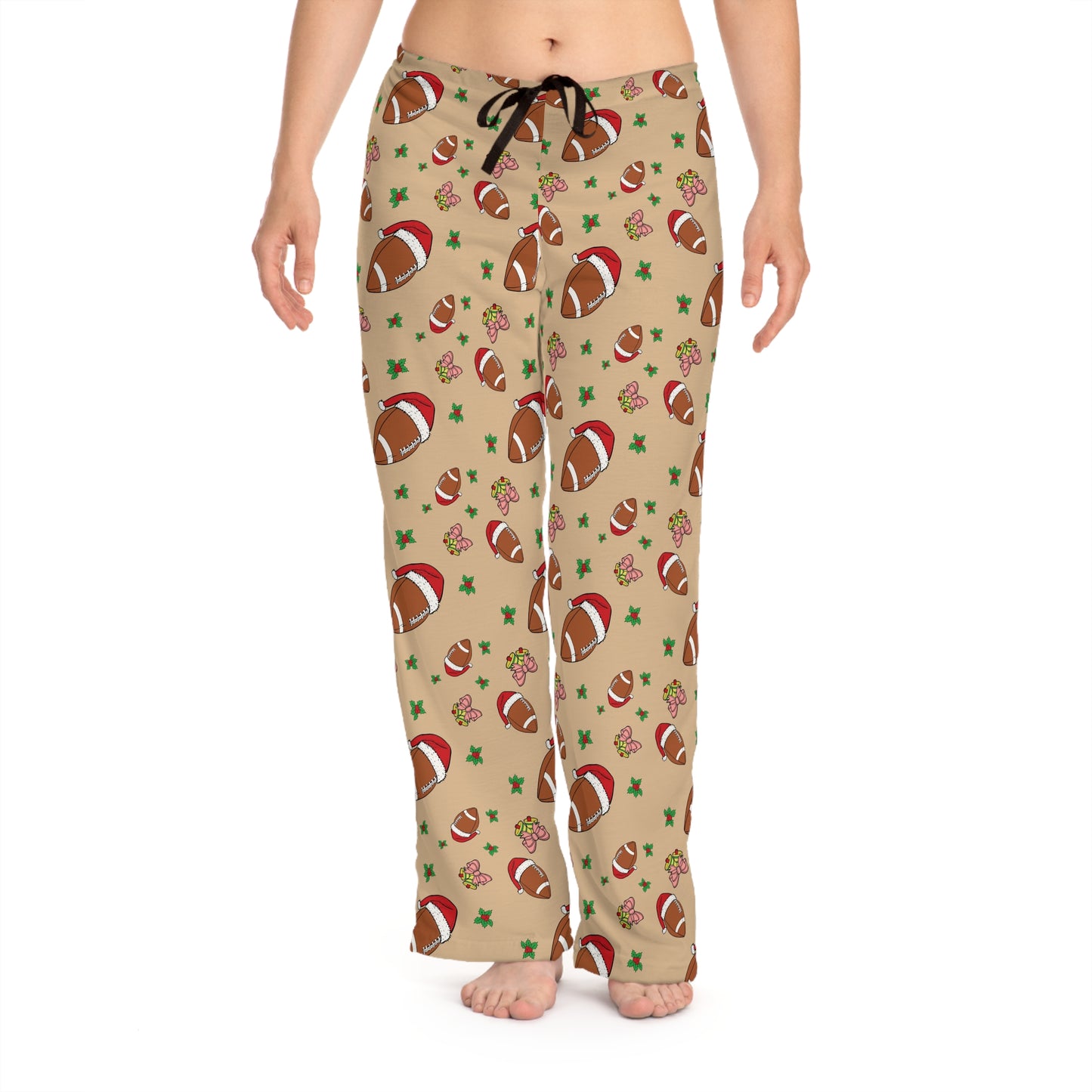 Football Women's Christmas Pajama Pants