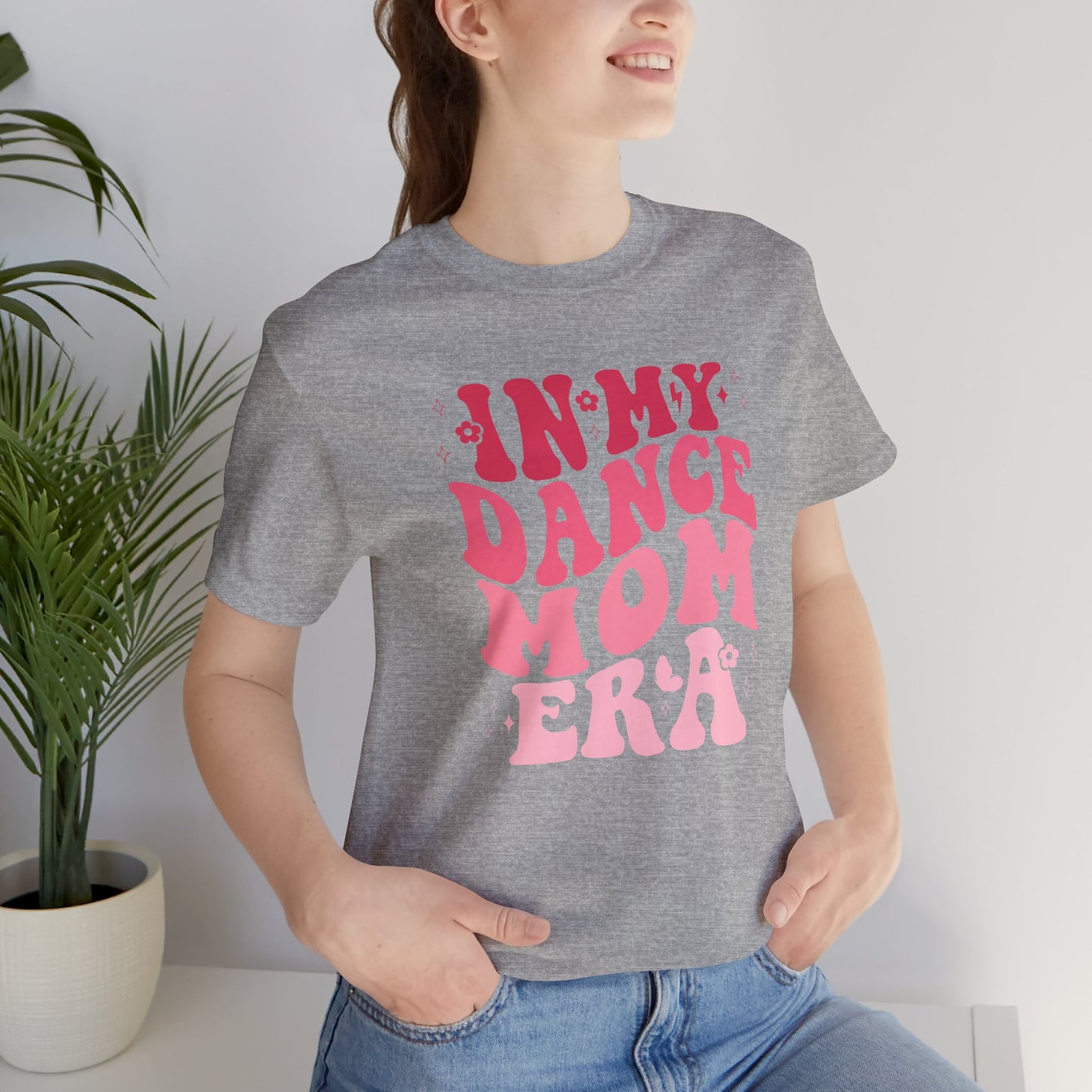 In my volleyball mom era retro wavy Pink mom shirt