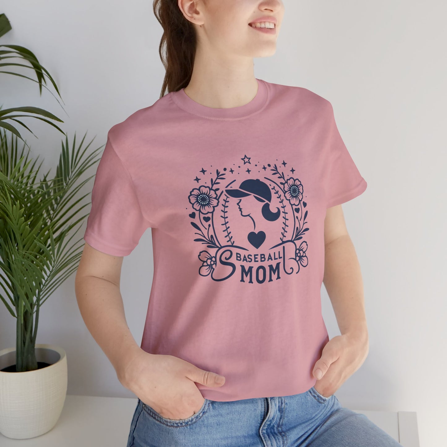 Baseball Mom Unisex Jersey Short Sleeve Tee