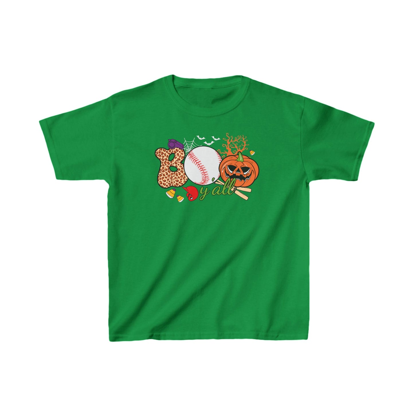 Halloween Baseball Boo Kids Tee