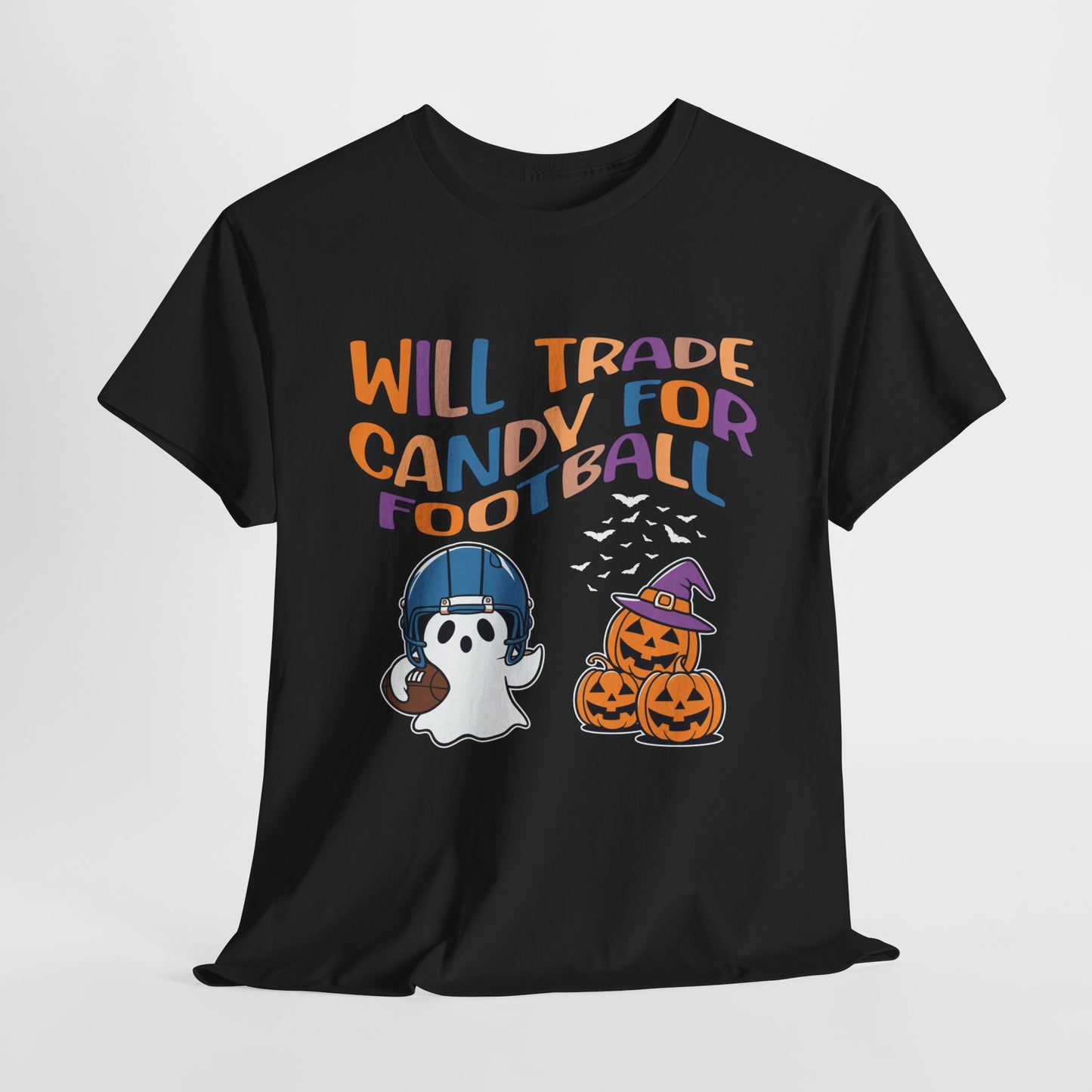 Will trade Candy for Football Halloween T-Shirt