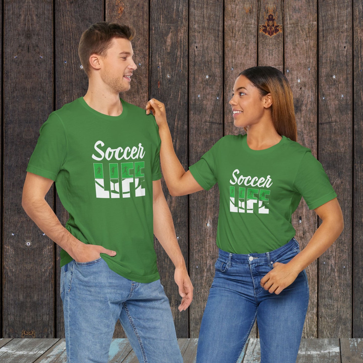 Soccer life matching shirts for mom and dad