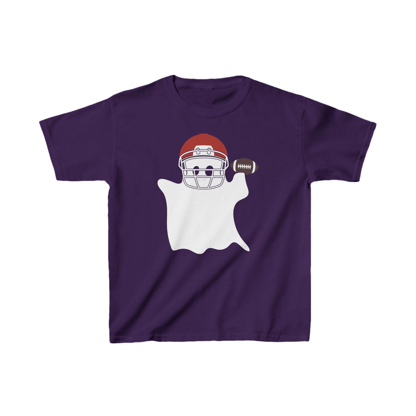 Football Halloween Ghost Kids Tee