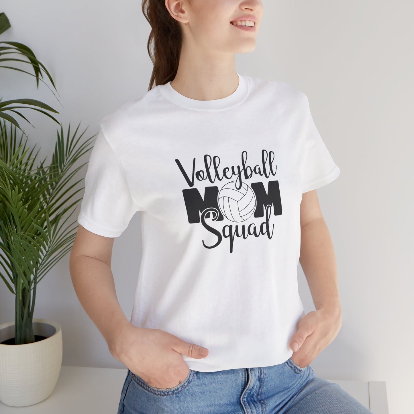 Volleyball Mom Unisex Jersey Short Sleeve Tee