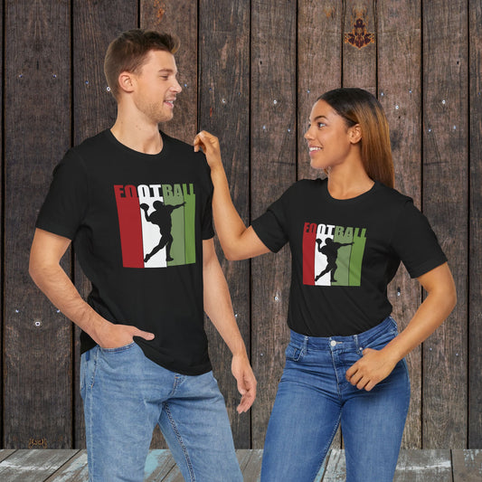 Matching Football Sports Mom Dad Unisex Jersey Short Sleeve Tee