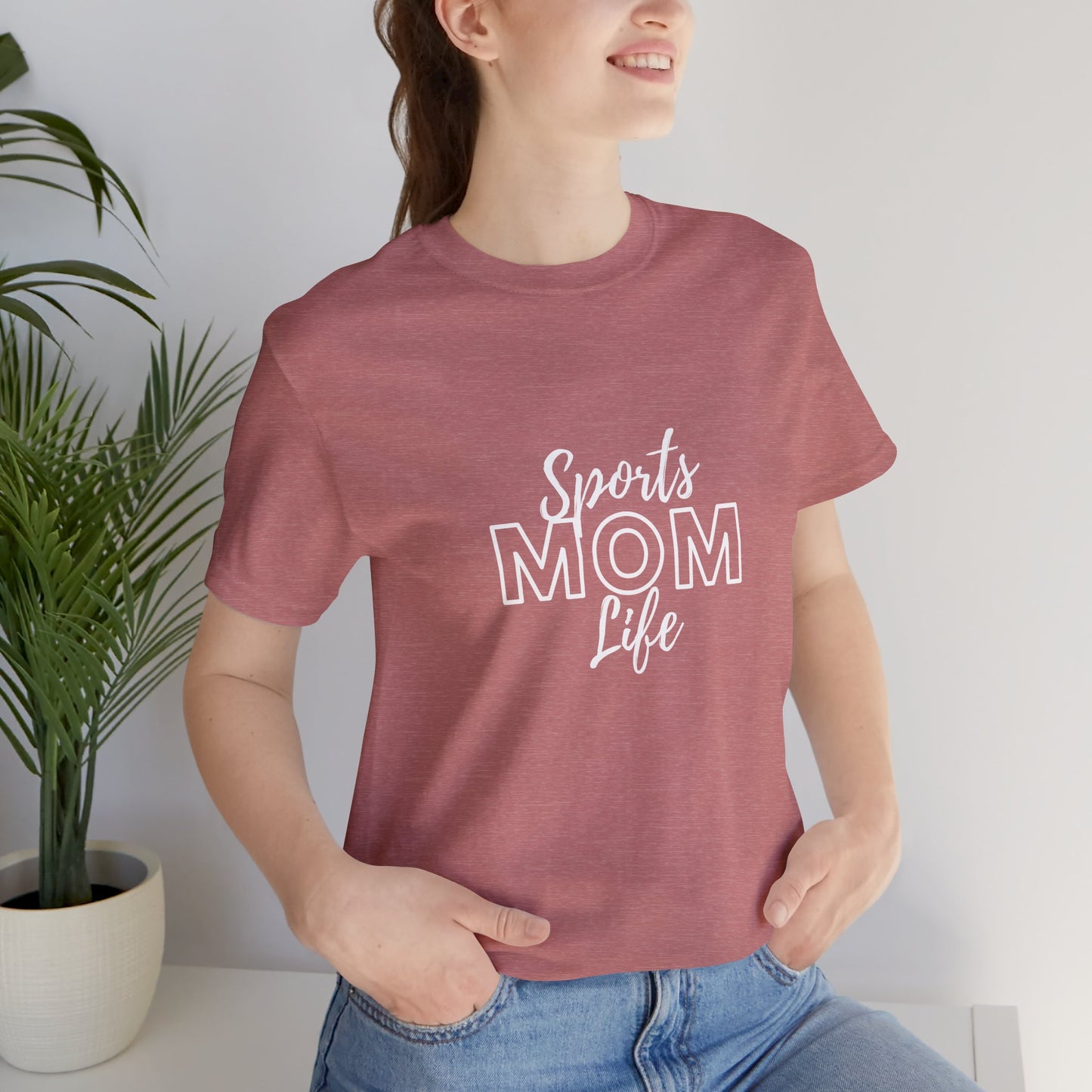 Sports Mom Life Unisex Jersey Short Sleeve Tee