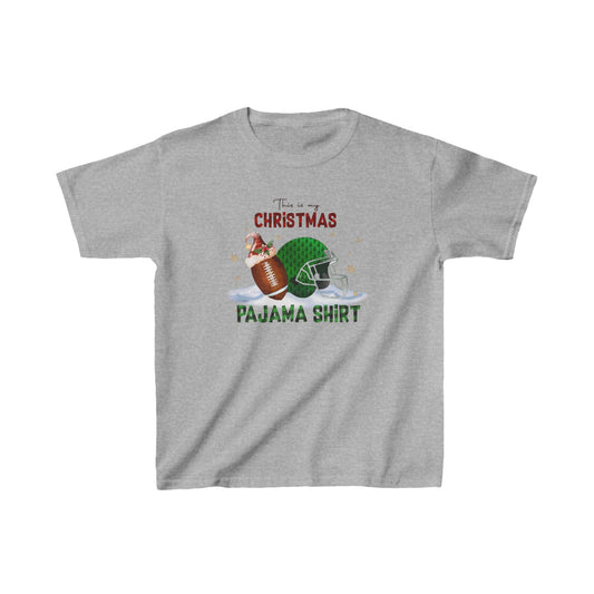 Football Christmas Pajama Kids Shirt