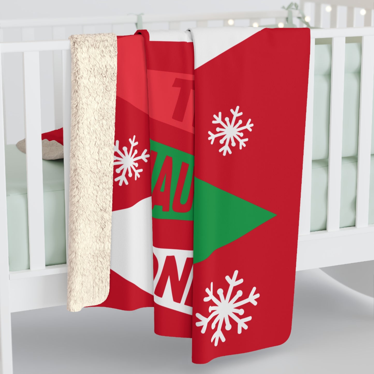 Dear Santa They'e the naughty ones Sherpa Fleece Blanket