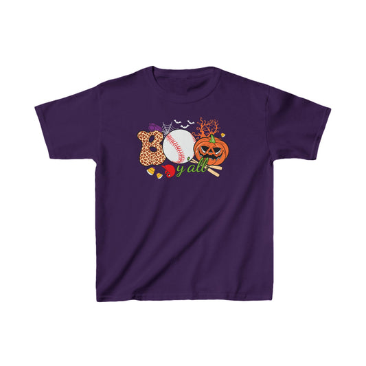 Halloween Baseball Boo Kids Tee