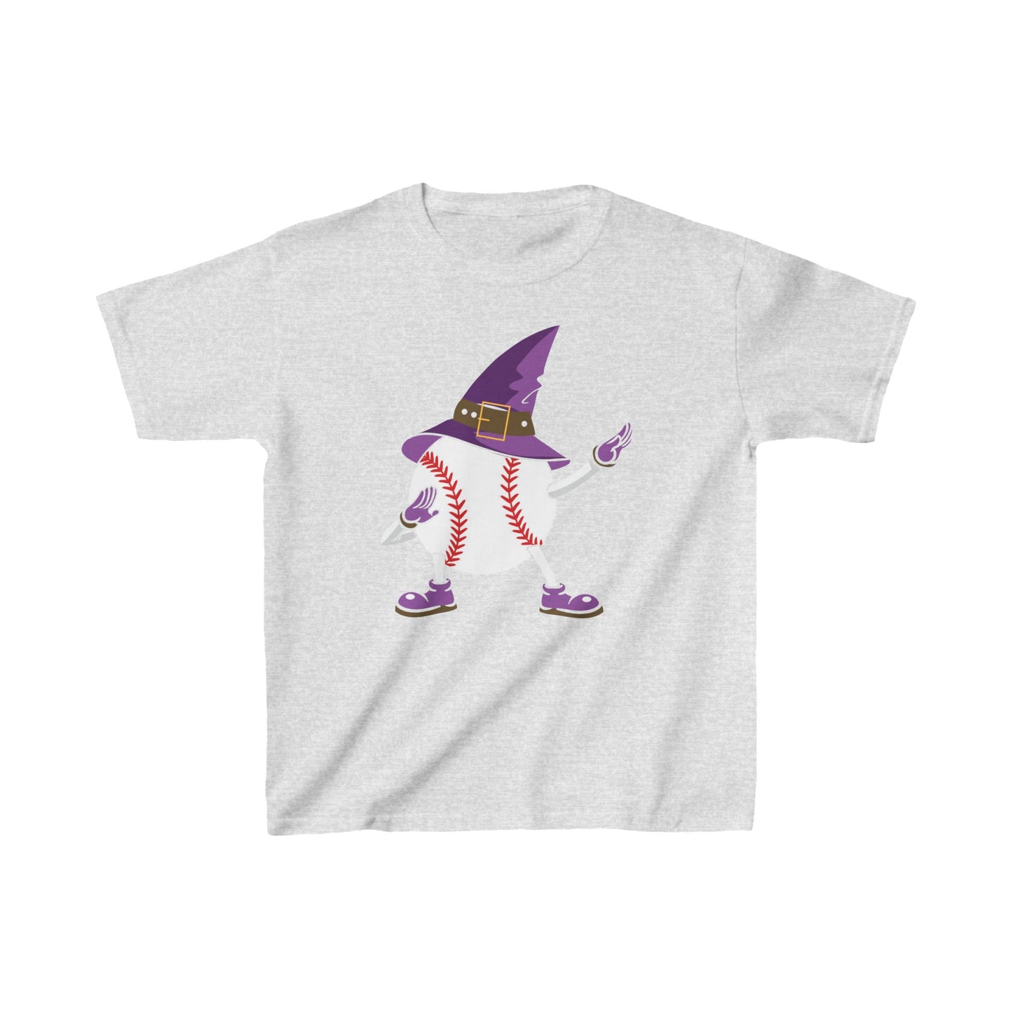 Baseball Witch Hat Halloween Kid Tee