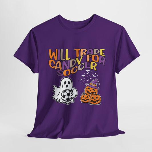 Funny Soccer Halloween Candy Trader Unisex T-Shirt