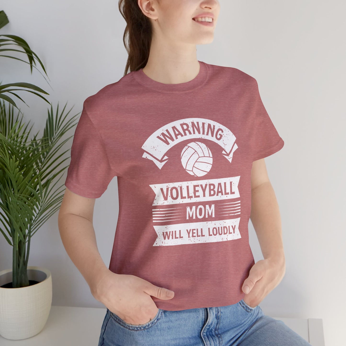 Volleyball Warning Mom Will Yell Loudly