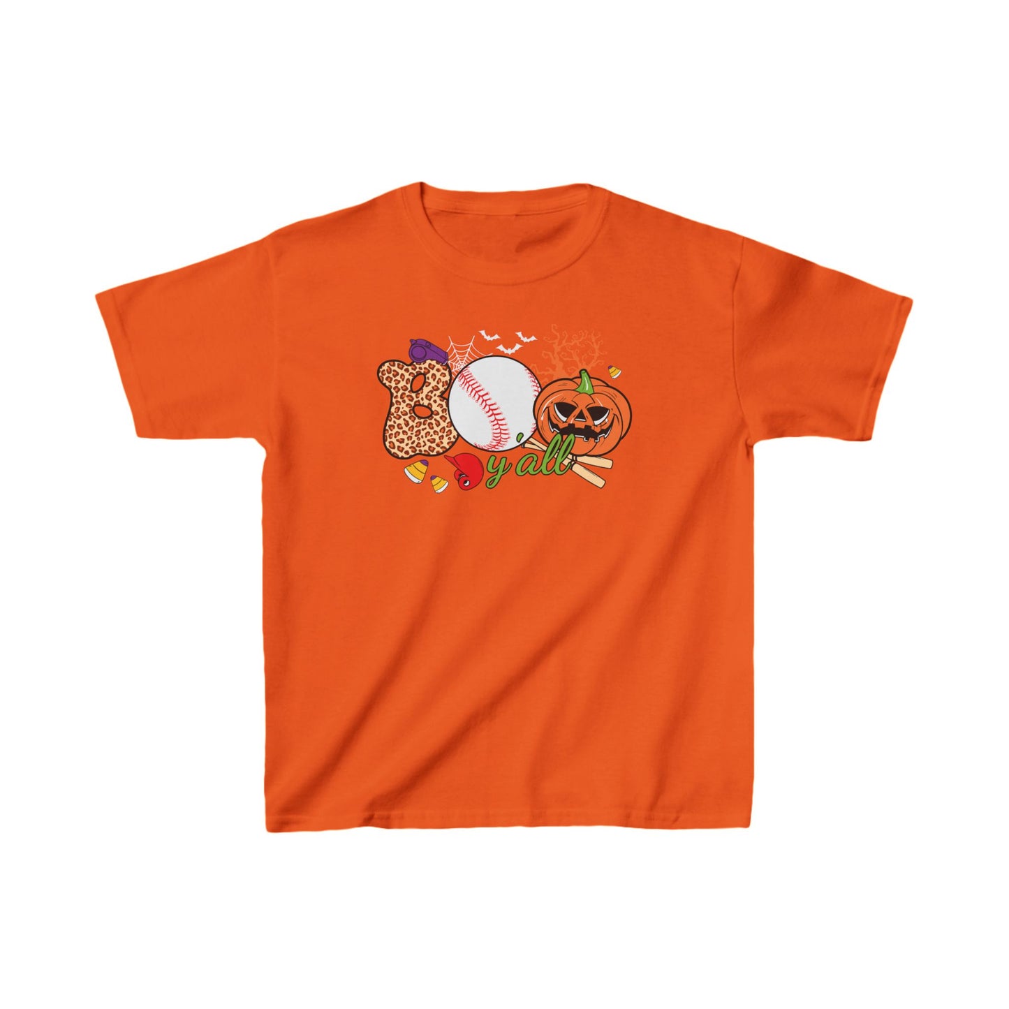 Halloween Baseball Boo Kids Tee