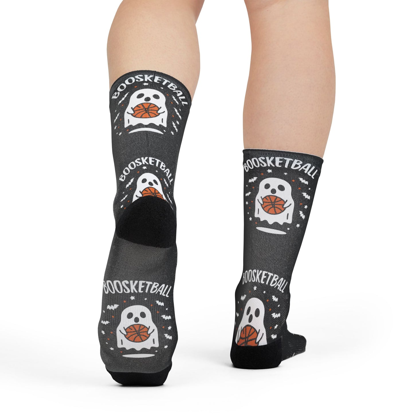 Basketball Ghost Crew Socks