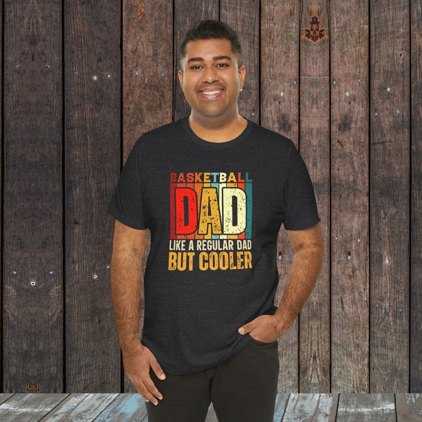 Basketball Dad Unisex Tee - Multi Color Shirt for Cool Dads