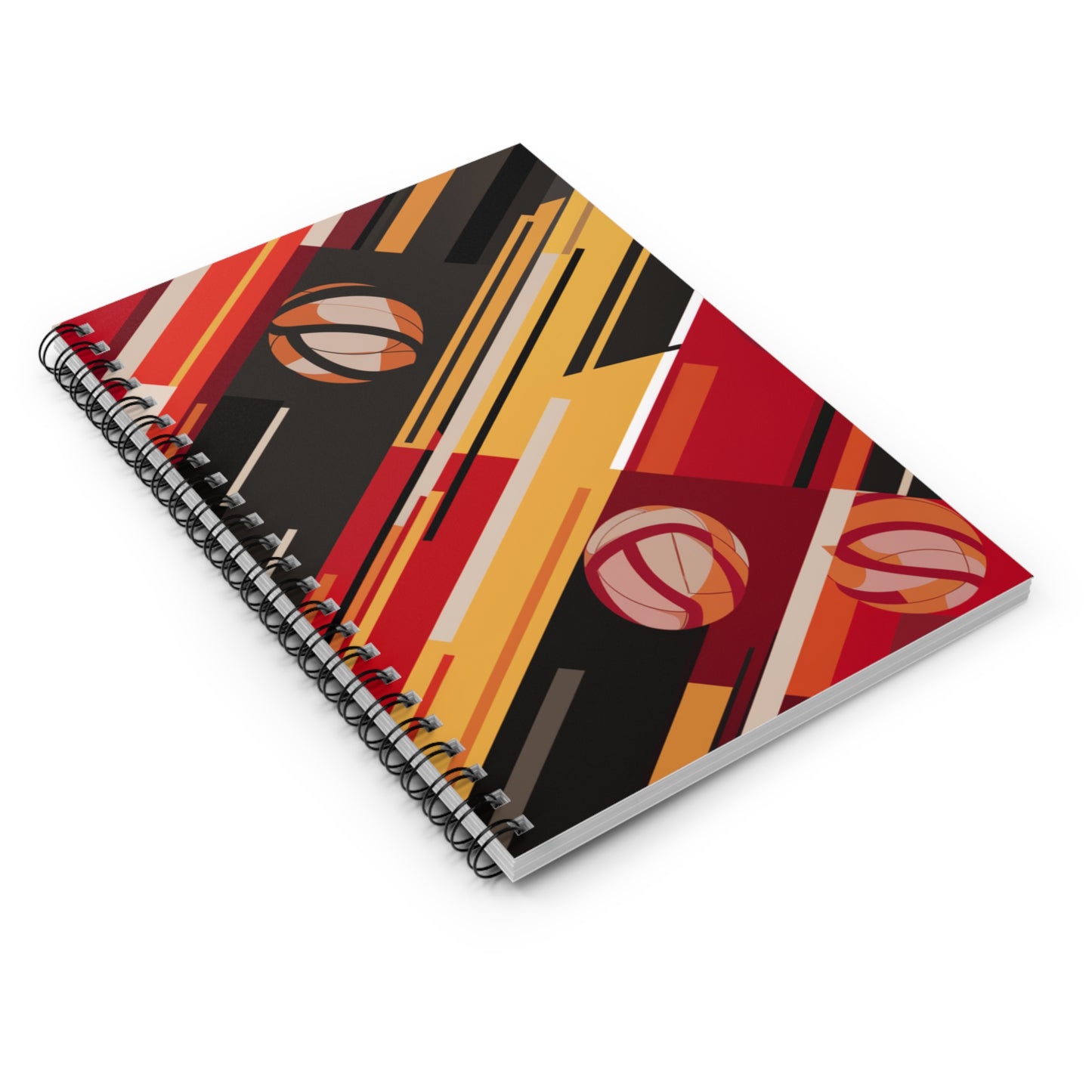 Volleyball Spiral Notebook - Ruled Line