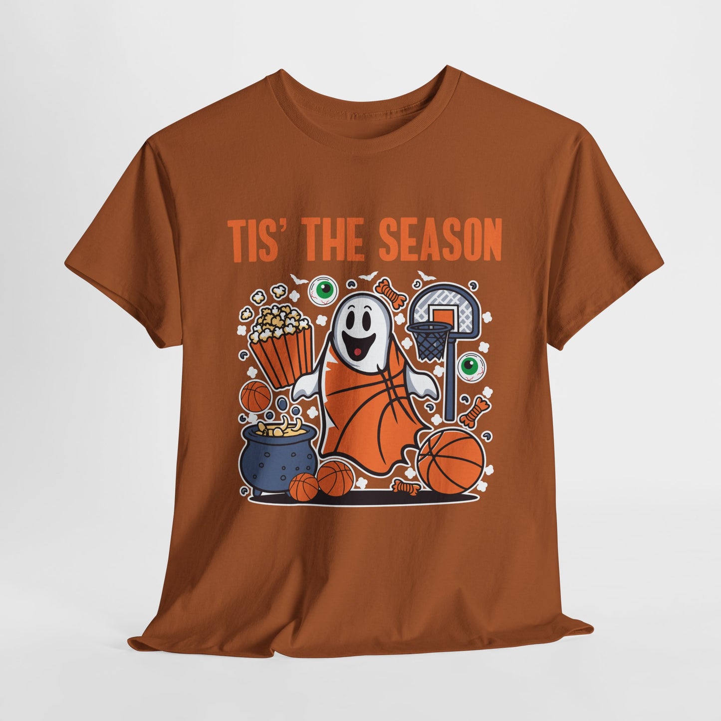 Basketball  Ghost Halloween Tee