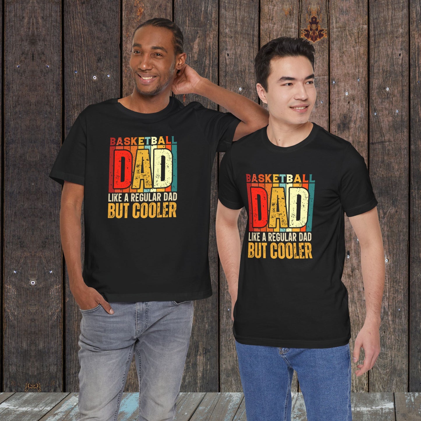 Basketball Dad Unisex Tee - Multi Color Shirt for Cool Dads