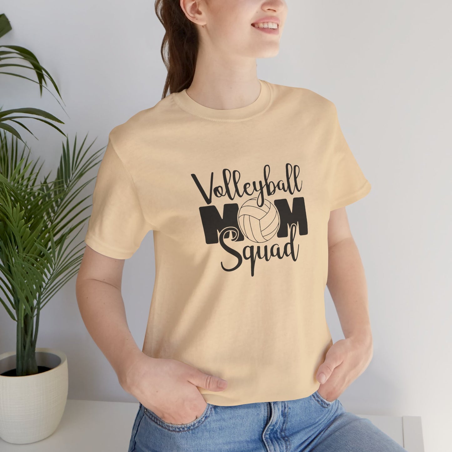 Volleyball Mom Unisex Jersey Short Sleeve Tee