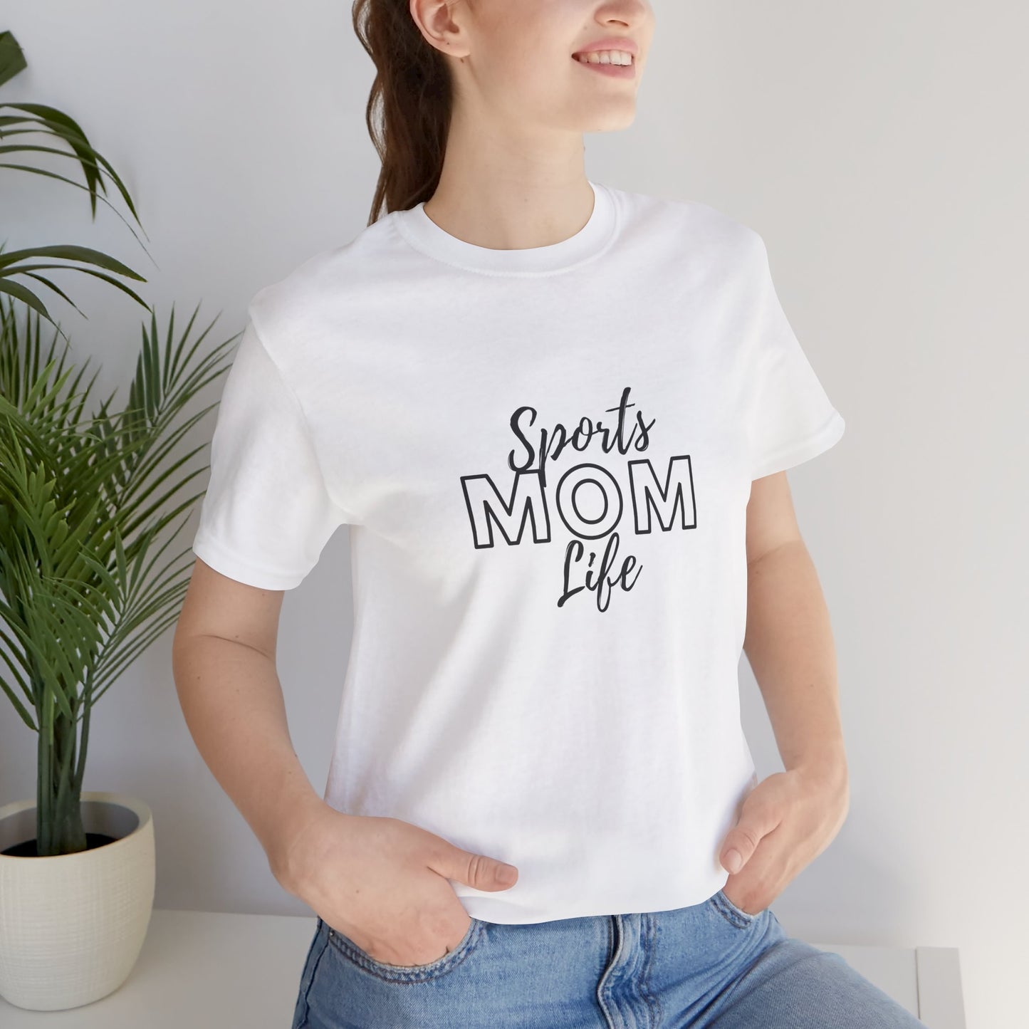 Sports Mom Life Unisex Jersey Short Sleeve Tee