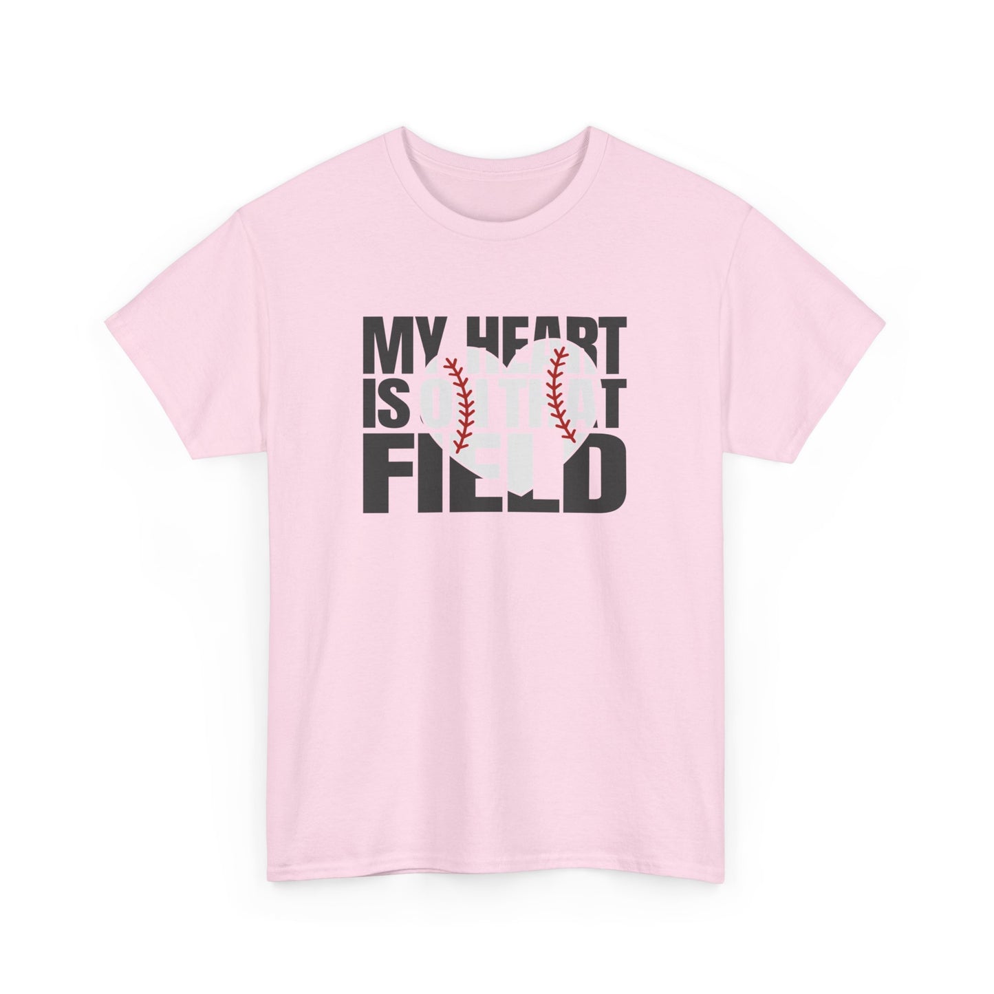 My heart is on that field Baseball Mom shirt