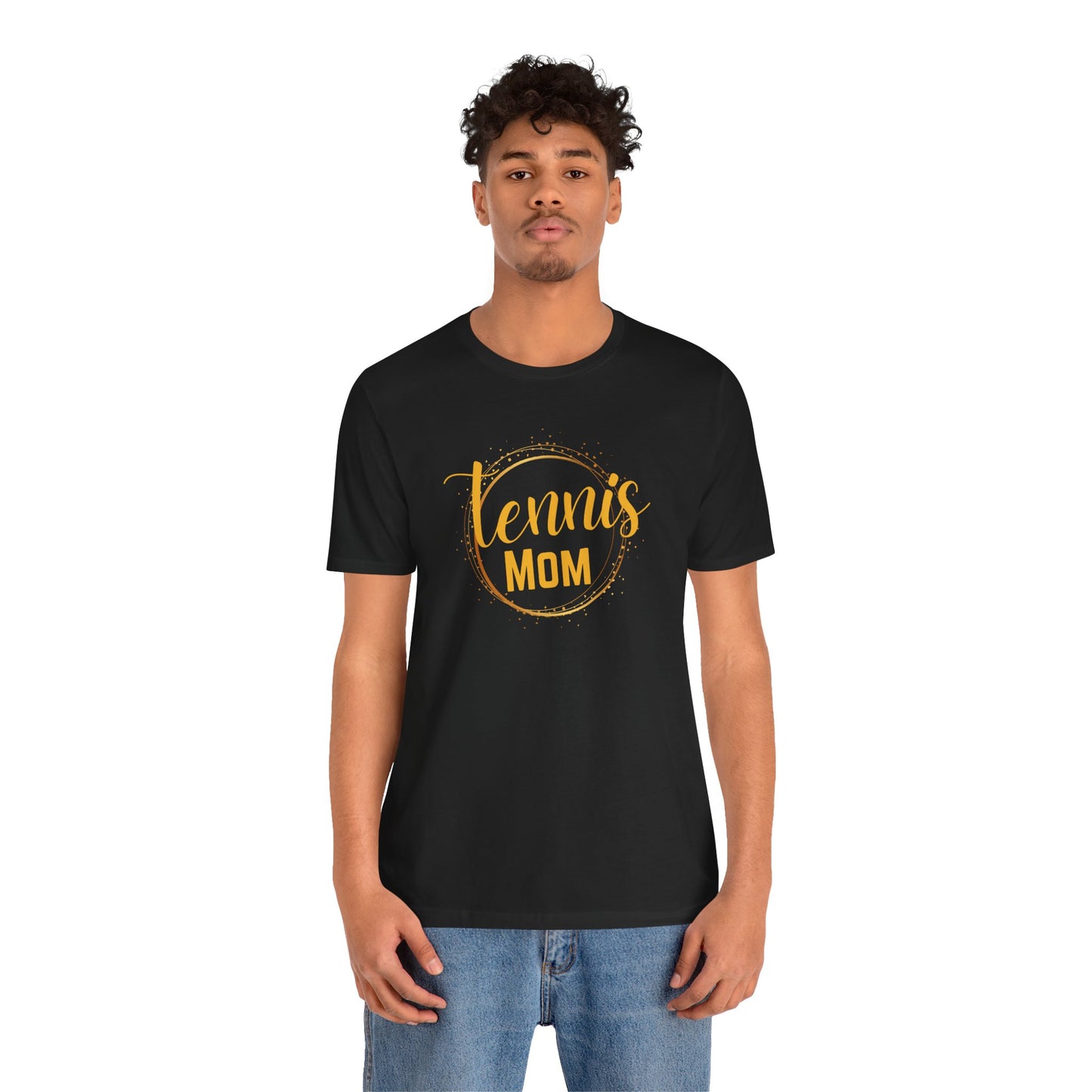 Tennis Mom Gold Unisex Jersey Short Sleeve Tee