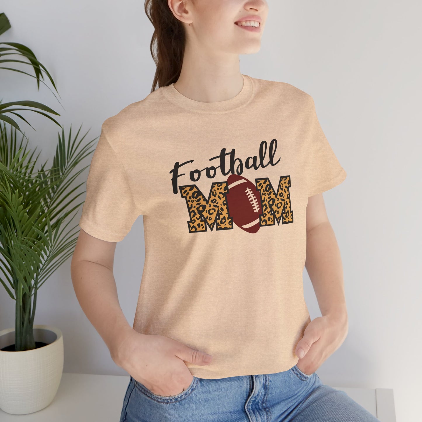 Football Mom simple T-shirt