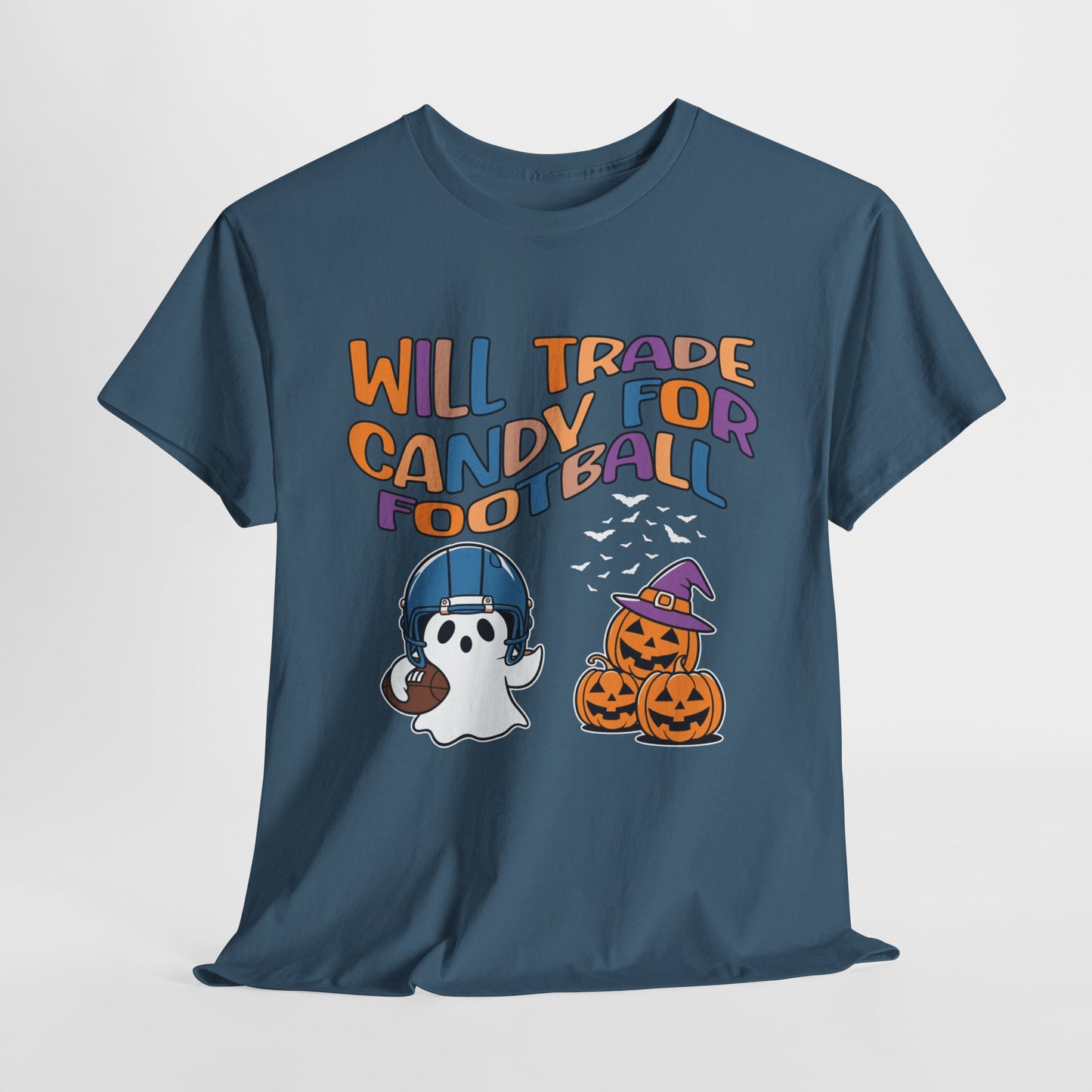 Will trade Candy for Football Halloween T-Shirt