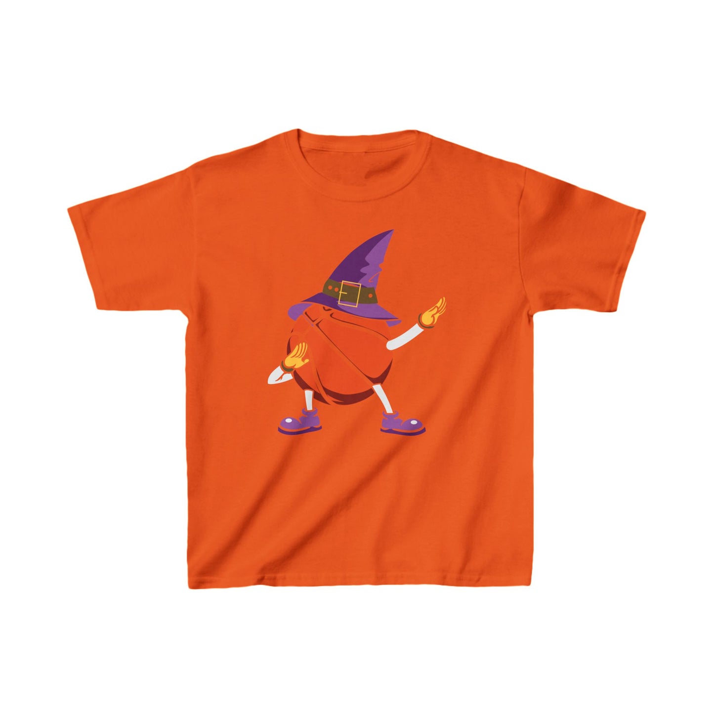 Basketball Witch Hat Halloween Kids Tee