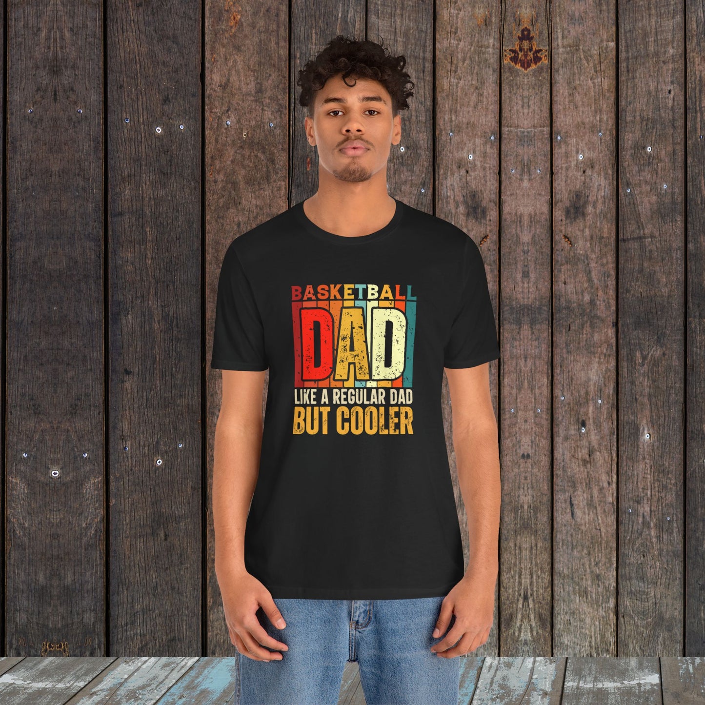 Basketball Dad Unisex Tee - Multi Color Shirt for Cool Dads