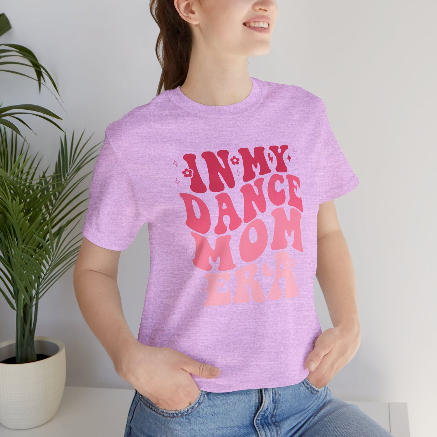 In my volleyball mom era retro wavy Pink mom shirt