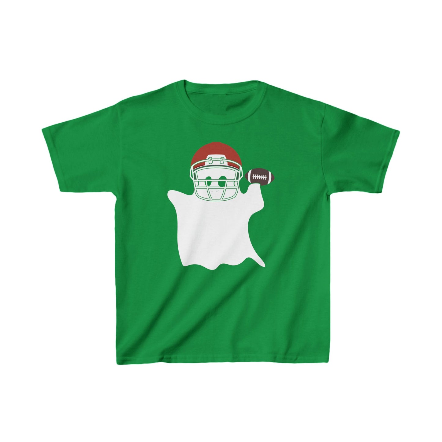 Football Halloween Ghost Kids Tee