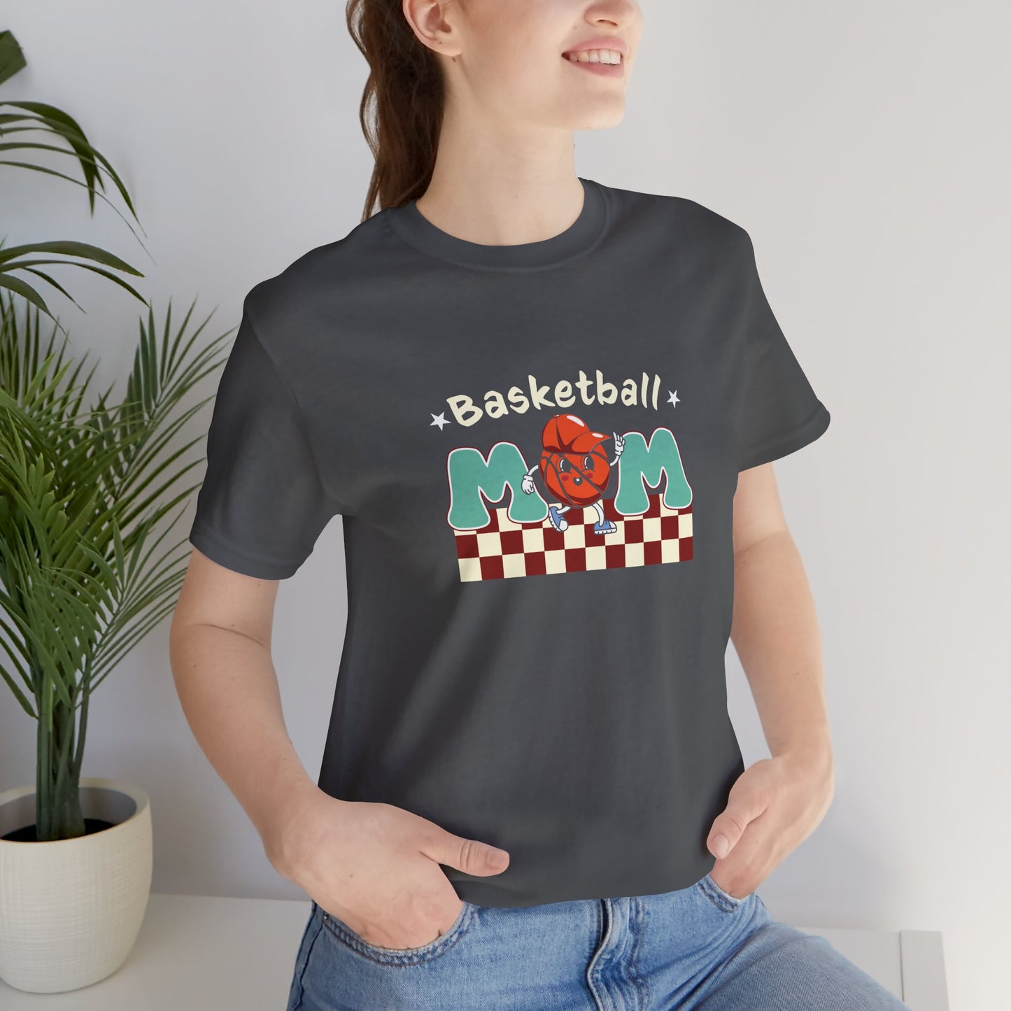 Basketball Mom vintage old school graphic