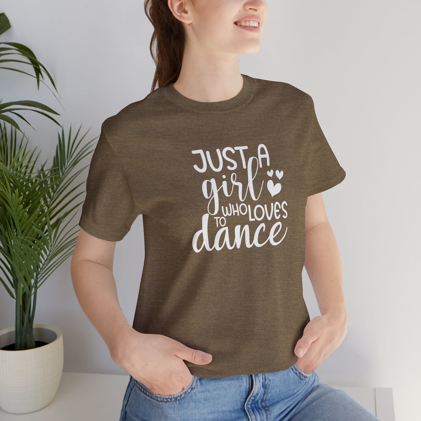 Just a girl that loves to dance mom shirt