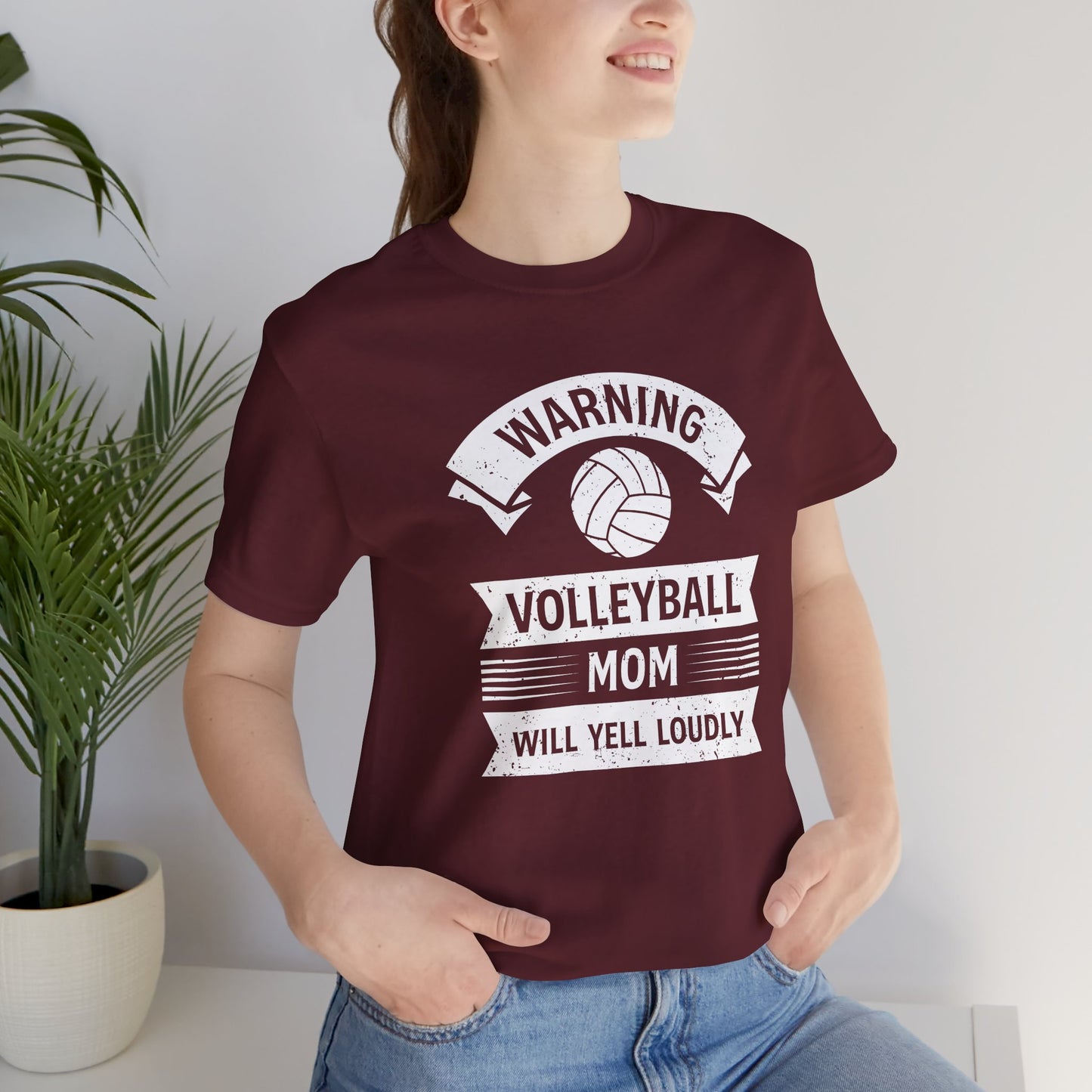 Volleyball Warning Mom Will Yell Loudly